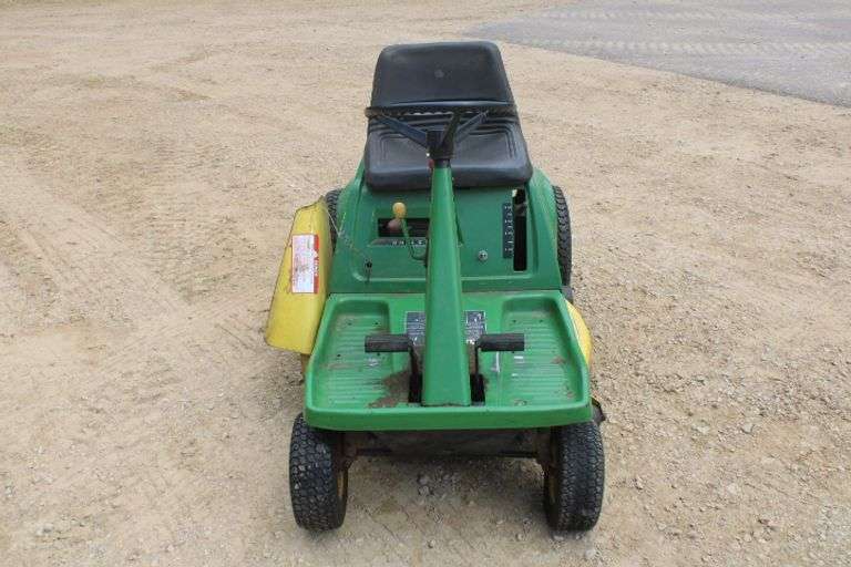 John Deere riding lawn mower