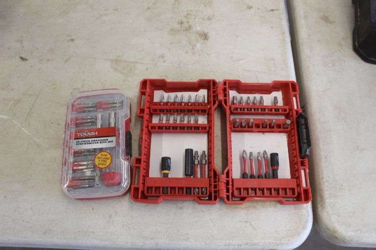 Milwaukee & Hyper Tough bit driver sets - Lee Real Estate & Auction Service