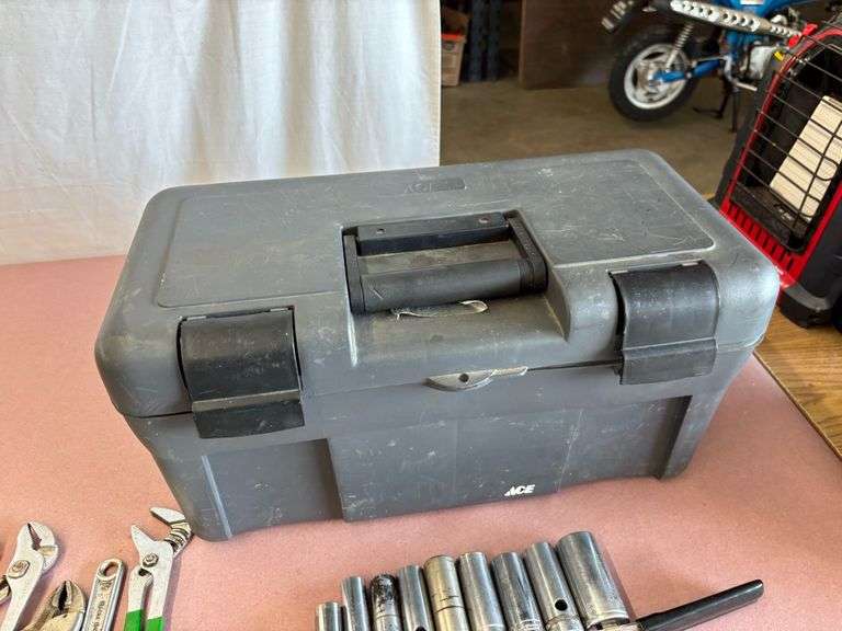 Tool Box w/ Sockets & Other
