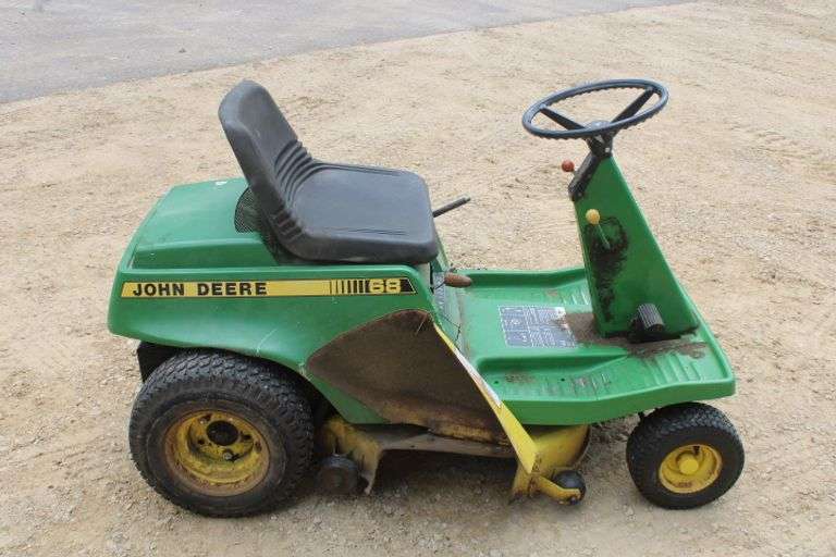 John Deere riding lawn mower