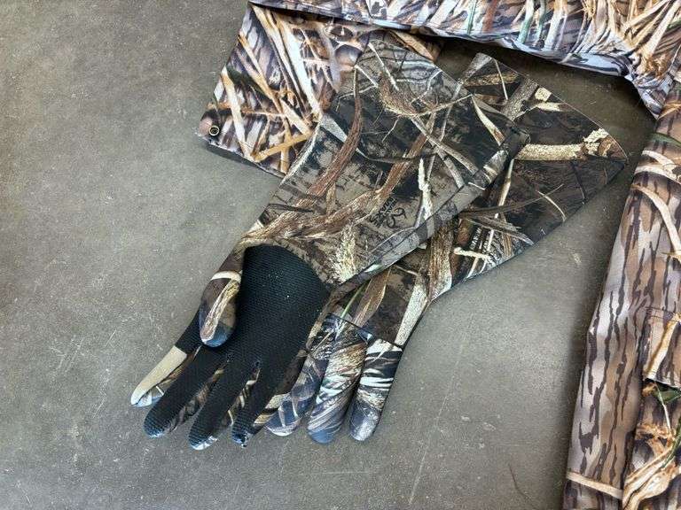 Camo Rain Jacket & Gloves