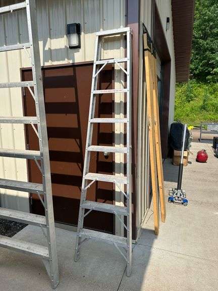 (2) Alum Step Half-Ladders