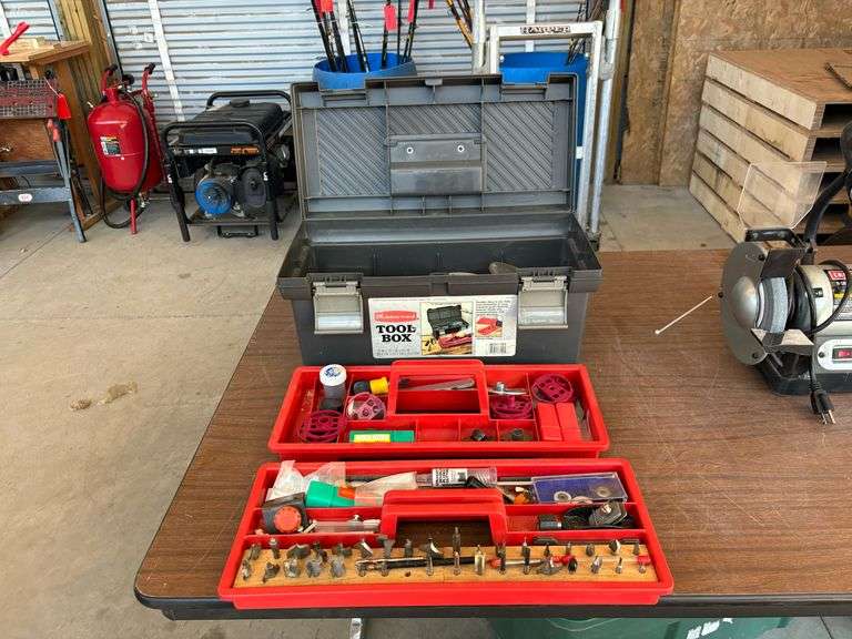 Router Bits, Plates, & Tool Box