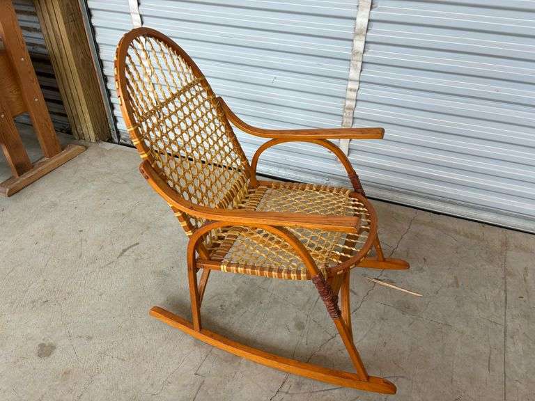 Wooden Rocking Chair - Lee Real Estate & Auction Service