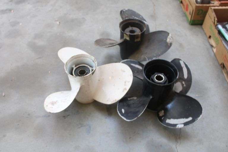 (3) Boat Props - Lee Real Estate & Auction Service