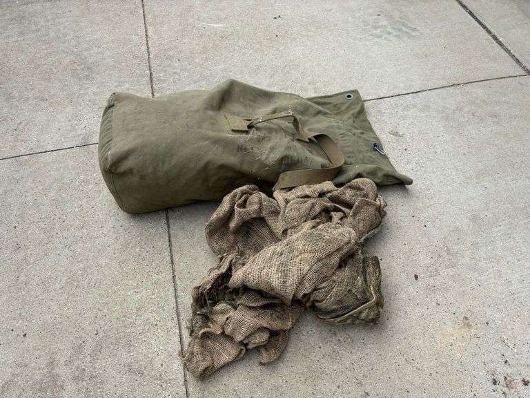 Duffle Bag w/ Camo Fabric