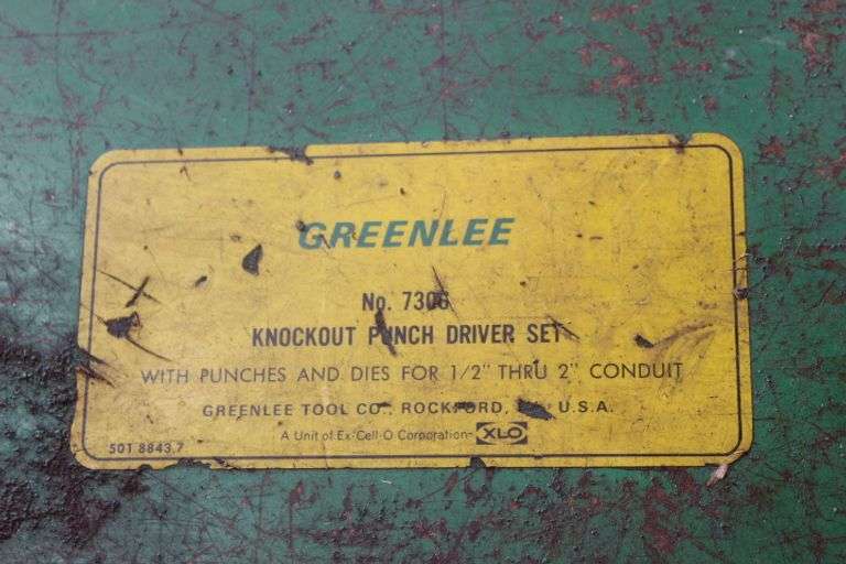 Greenlee Knockout punch driver set