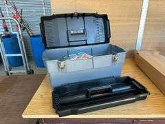 Plastic Tool Box w/ Boat Trim Grease