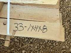(33) Rough Sawn Pine 1" x 4"
