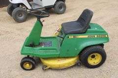 John Deere riding lawn mower