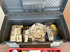 Router Bits, Plates, & Tool Box