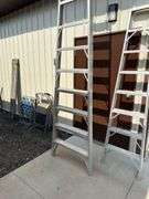 (2) Alum Step Half-Ladders