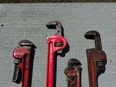 (4) Pipe Wrenches