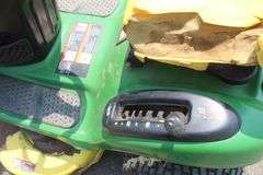 John Deere riding lawn mower
