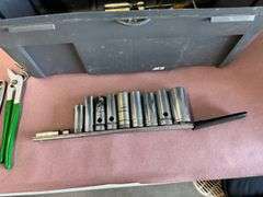 Tool Box w/ Sockets & Other