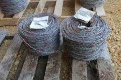 2 new rolls of barbed wire