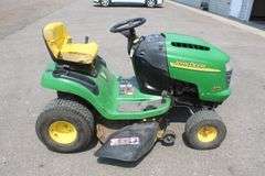 John Deere riding lawn mower