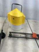 Ice Fishing Poles, Minnow Bucket & Tip Up