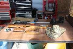 Gun stocks, gun vice & misc. hunting items