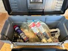 Plastic Tool Box w/ Boat Trim Grease