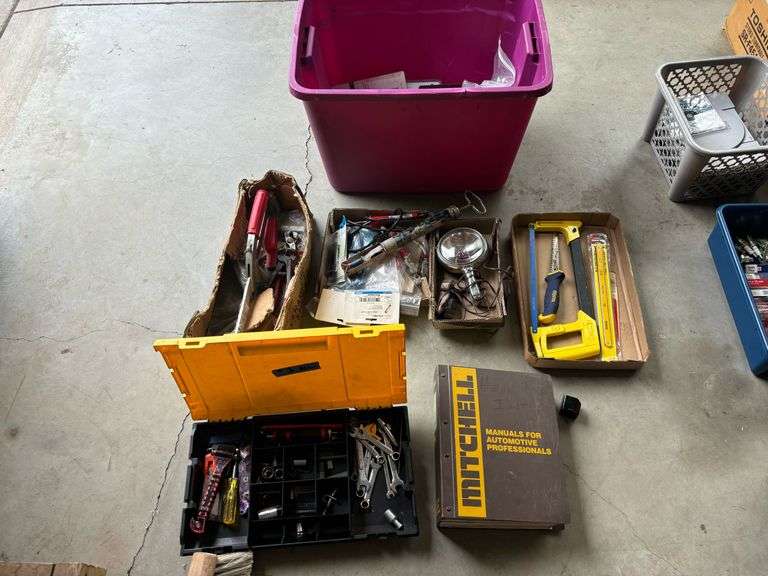 Tote of Misc. Tools
