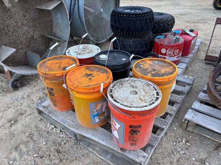 (6) 5-Gallon Bucket of Bulk Grease