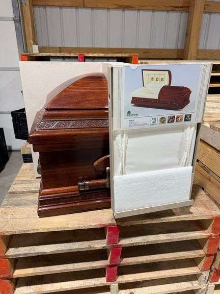 Funeral Home Casket Display - Lee Real Estate & Auction Service