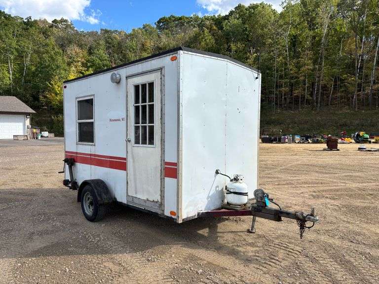 Custom Ice Fishing/Hunting Shack on Trailer