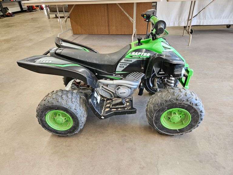 Yamaha Raptor 12-volt ATV - Lee Real Estate & Auction Service