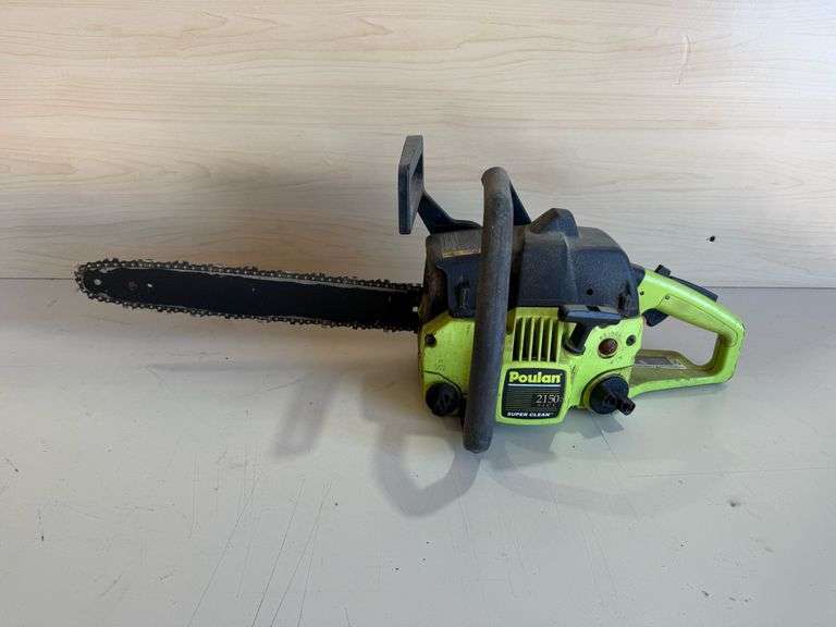 Poulan Pro 2150 Super Clean Chainsaw Lee Real Estate & Auction Service