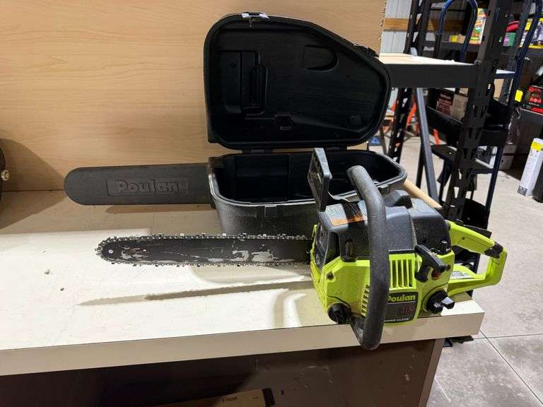 Poulan 2150 Chainsaw Lee Real Estate & Auction Service