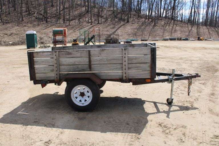 4' x 8' single axle trailer