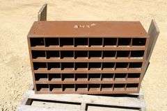 Lawson bolt organizer & metal shelf w/light