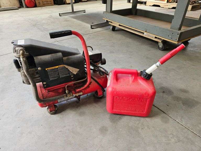 Air Compressor & Gas Can