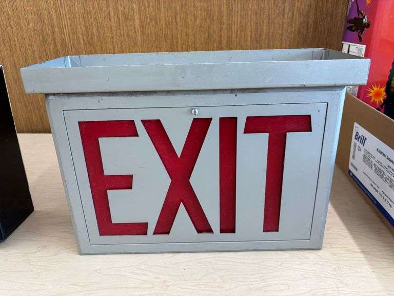 (2) Exit Lights