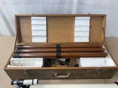 Vintage Tasco Telescope w/ Wooden Case