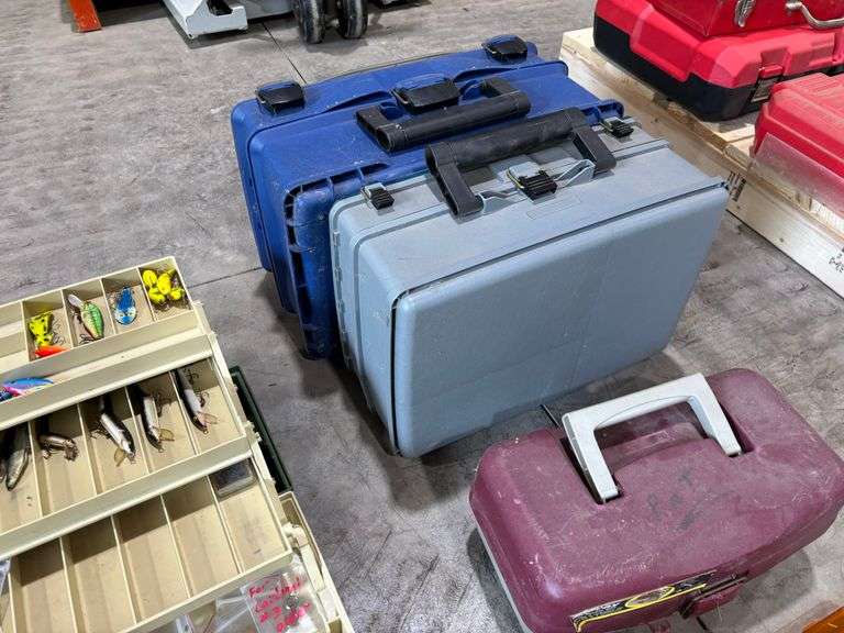 Multiple Tackle Boxes - Some Full
