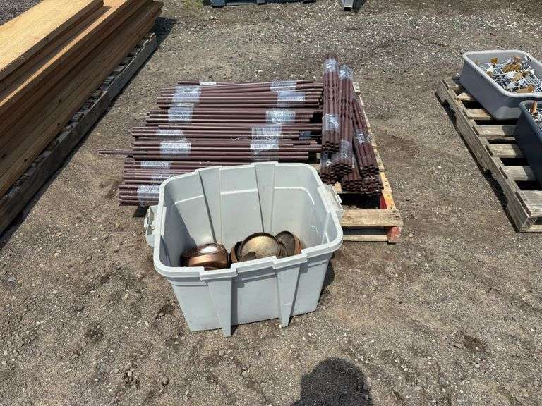 (329) Bronze Alum. Deck Spindles