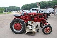 IH Farmall Super A tractor w/belly mower