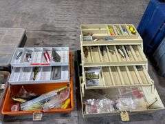 Multiple Tackle Boxes - Some Full