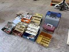 Multiple Tackle Boxes - Some Full