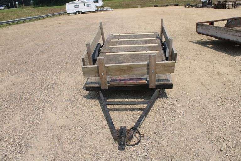 4' x 8' single axle utility trailer