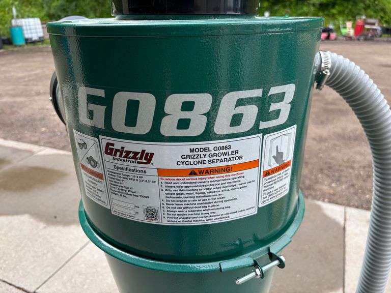 Grizzly Growler Cyclone Separator "Dust Collector"