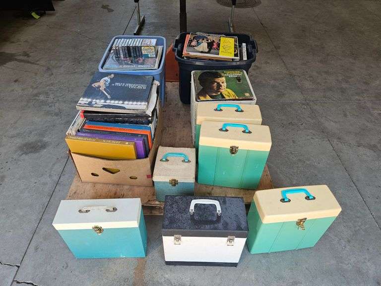 Large Quantity of Vinyl Records - Elvis & More