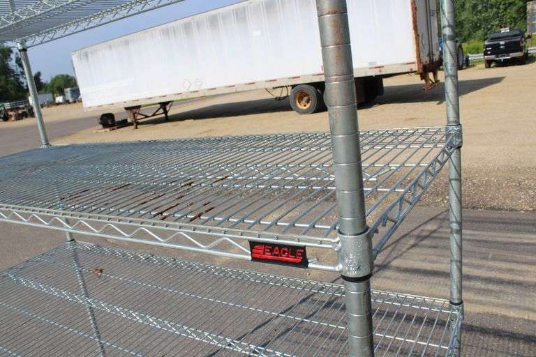 5 tier Metro shelving on casters, 24" x 60" x 90"