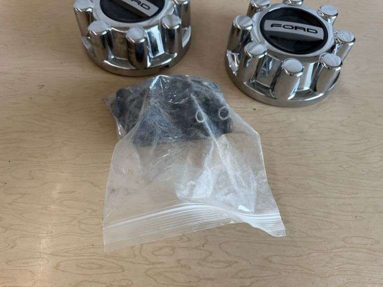 (2) Ford Hub Caps w/ Nuts