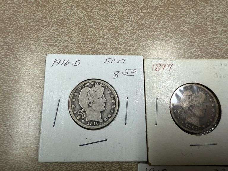 (5) Liberty Quarters & (3) Liberty Nickels