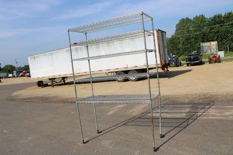 5 tier Metro shelving on casters, 24" x 60" x 90"