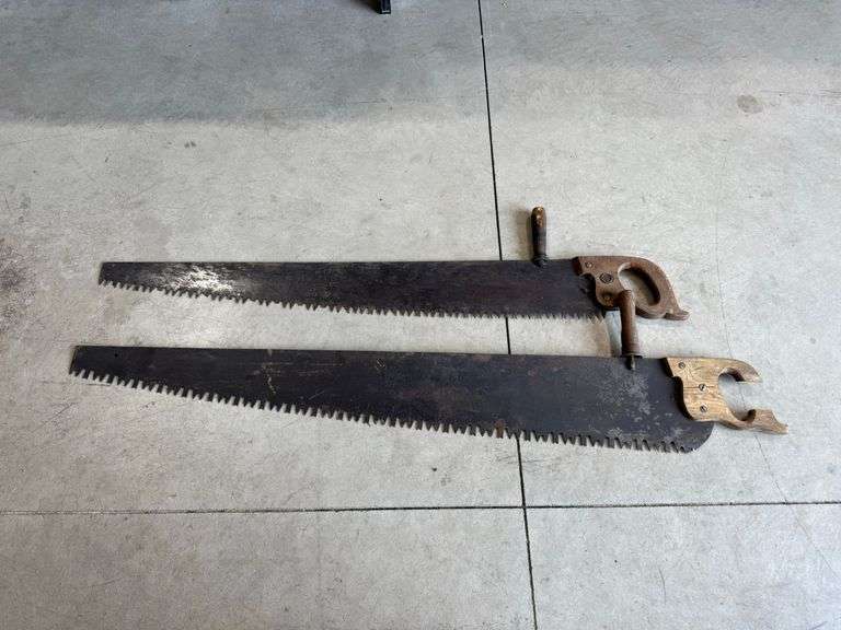 (2) Single Cross Cut Saws