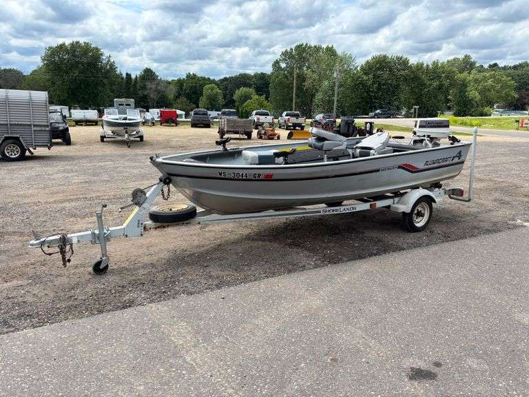 1989 14ft Alumacraft Fishing Boat